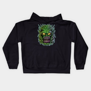 Swamp Creature Frankenhorrors Vintage monster movie graphic Kids Hoodie